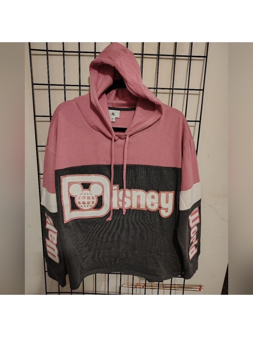 Walt Disney World Spirit Pink Gray Hoodie